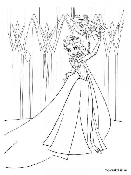 Elsa coloring pages