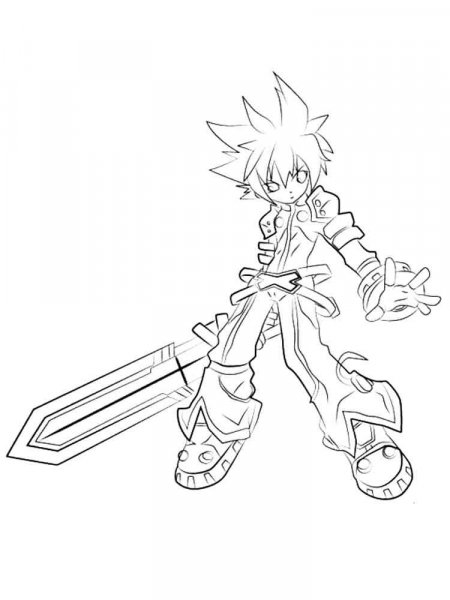 Elsword Coloring Pages