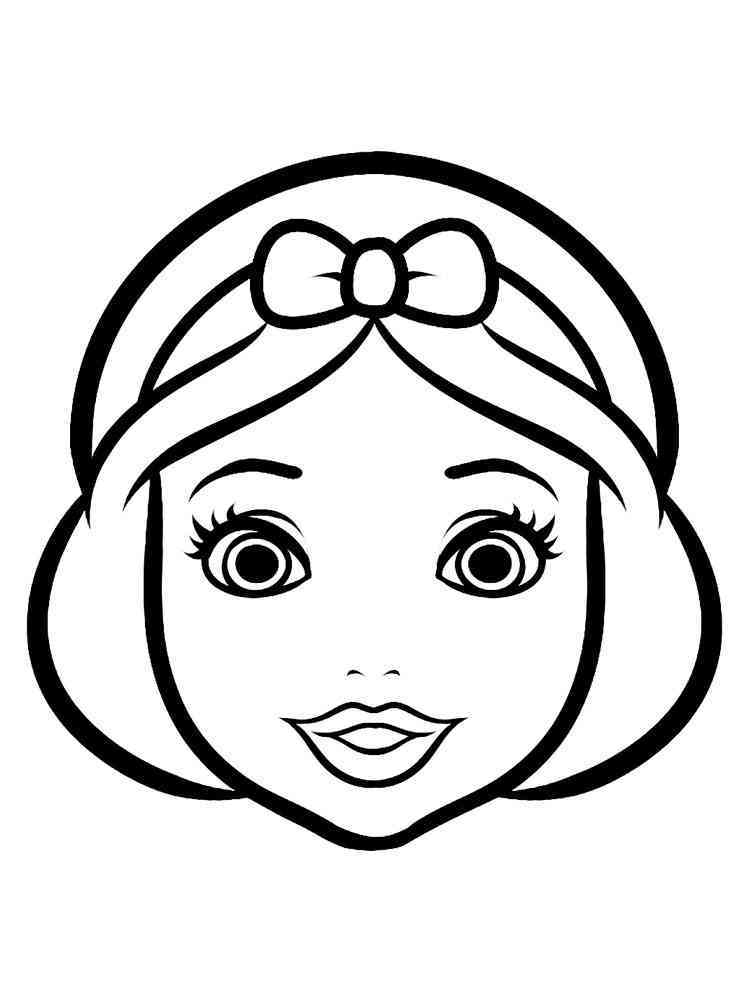 Face coloring pages. Free Printable Face coloring pages.