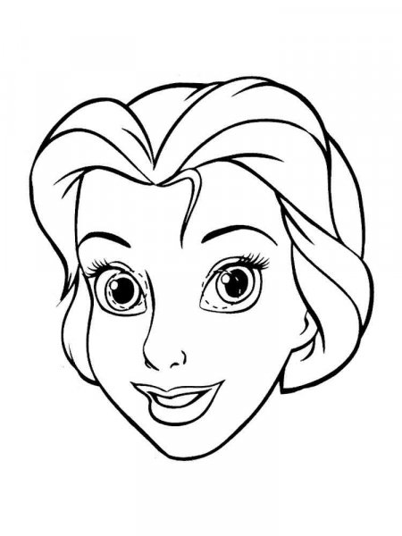 Face coloring pages