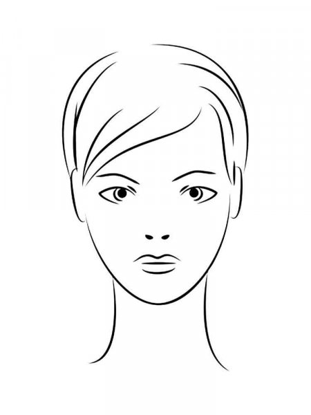 Face coloring pages