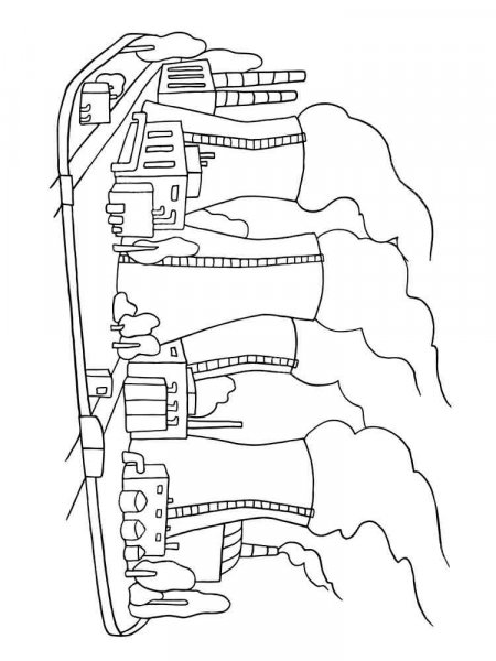 Factory coloring pages