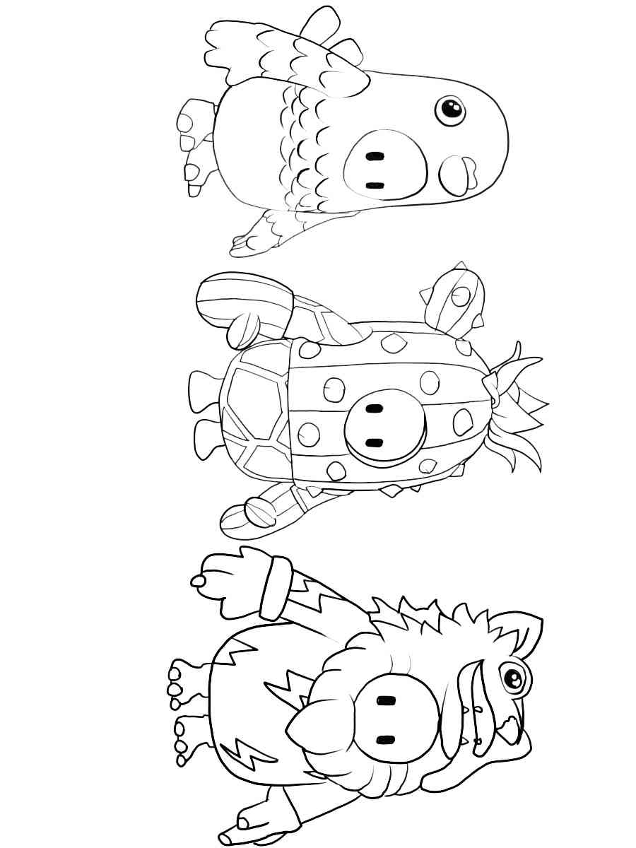 Fall Guys coloring pages