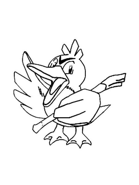 farfetchd coloring page pdf pokemon