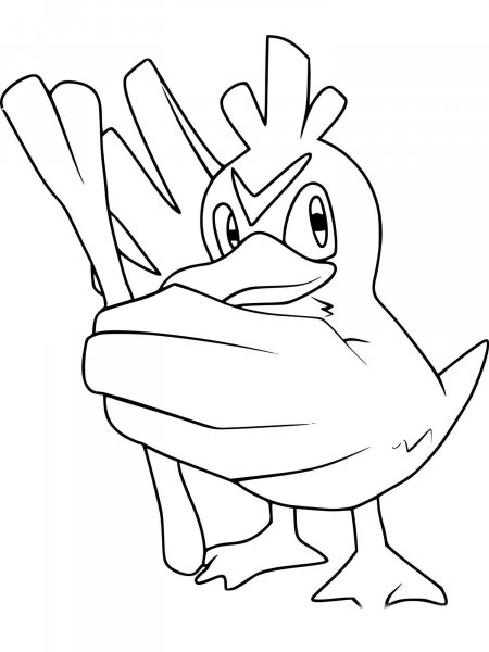 farigiraf coloring page transparent png pokemon