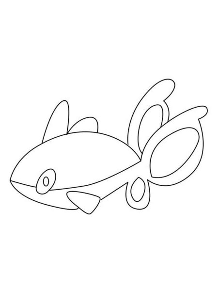 finneon coloring page high quality pokemon