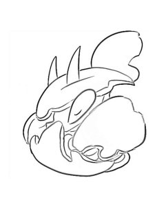 coloring pages flapple pokemon