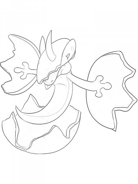 flapple coloring page pdf pokemon