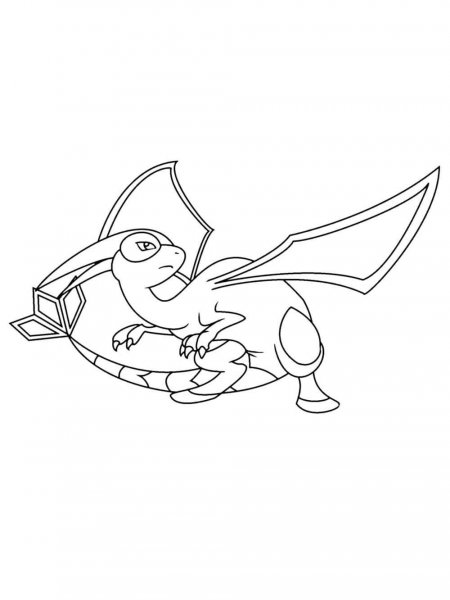 Flygon Pokemon Coloring Pages Free Printable