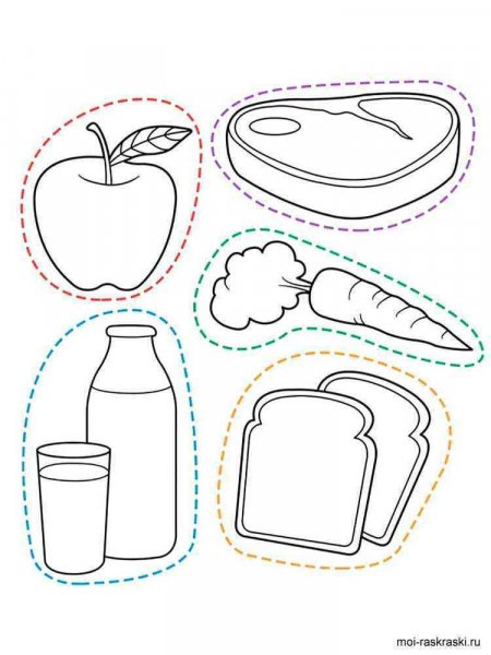 Food coloring pages