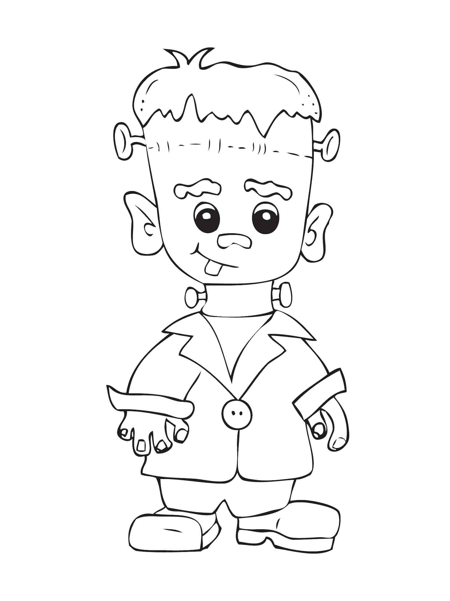 Frankenstein coloring pages. Free printable Frankenstein coloring pages
