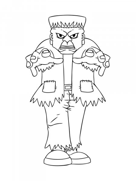 Frankenstein coloring pages