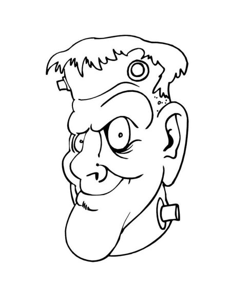 Frankenstein coloring pages