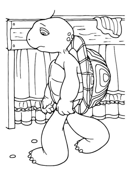 Franklin Turtle coloring pages - Franklin Turtle Coloring Pages 13