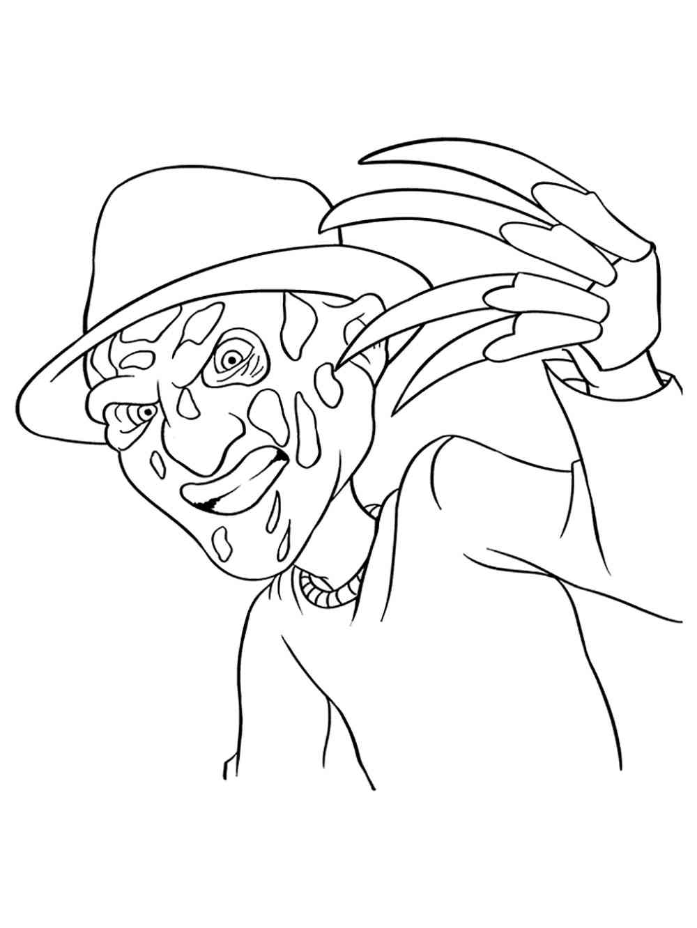 Free Freddy Krueger coloring pages. Download and print Freddy Krueger ...