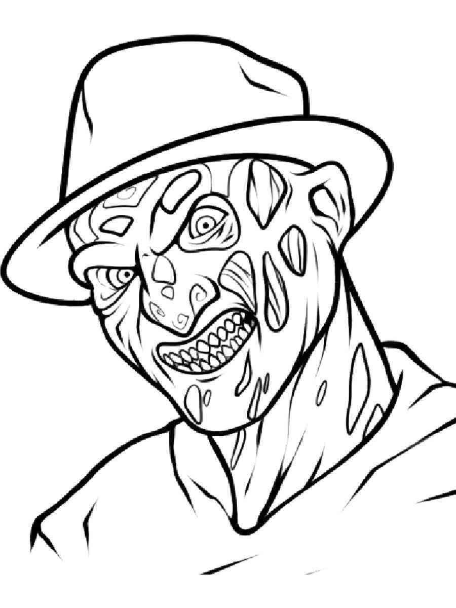 Easy to draw freddy krueger