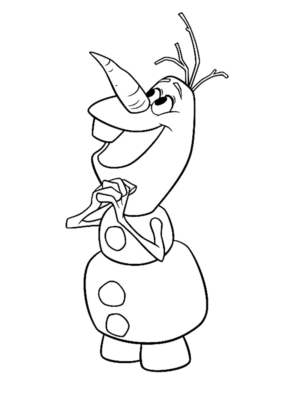 Frozen Olaf Coloring Pages. Download And Print Frozen Olaf Coloring Pages