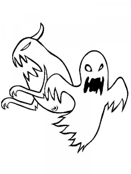 GHOST coloring pages