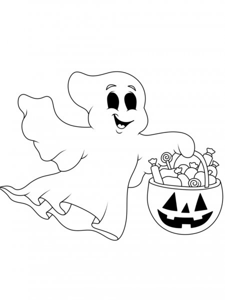 GHOST coloring pages