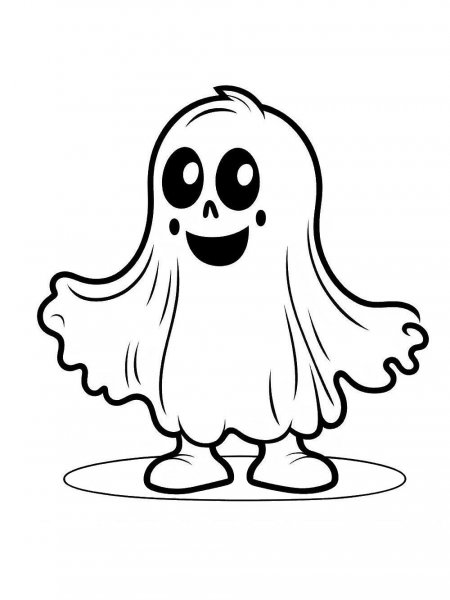 GHOST coloring pages