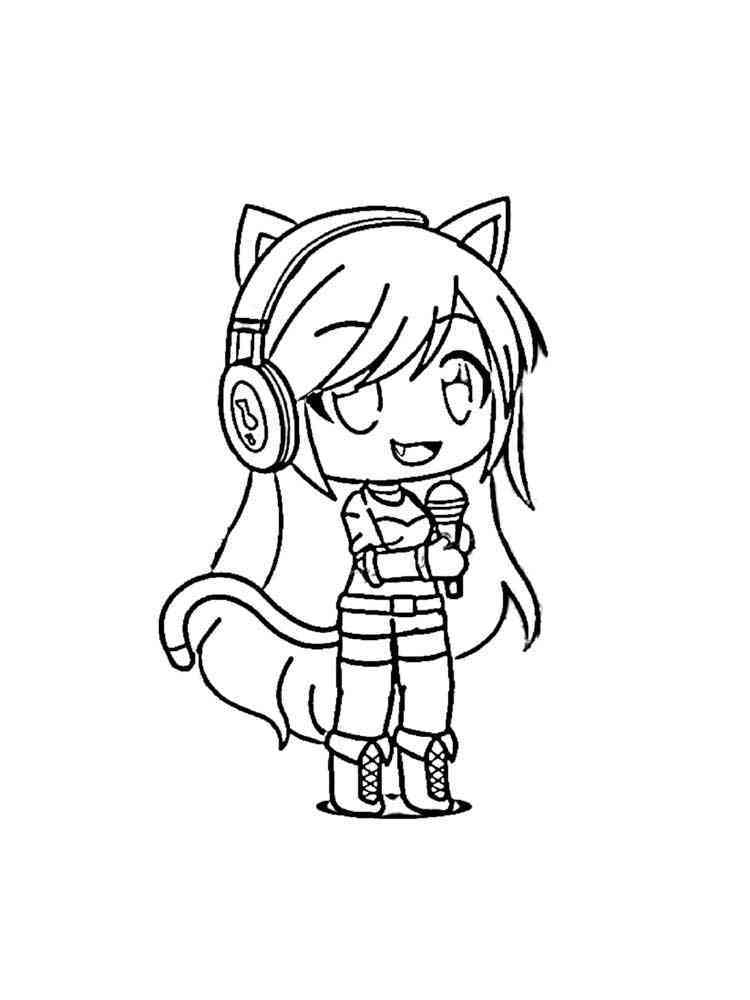 gacha life coloring pages download and print gacha life coloring pages