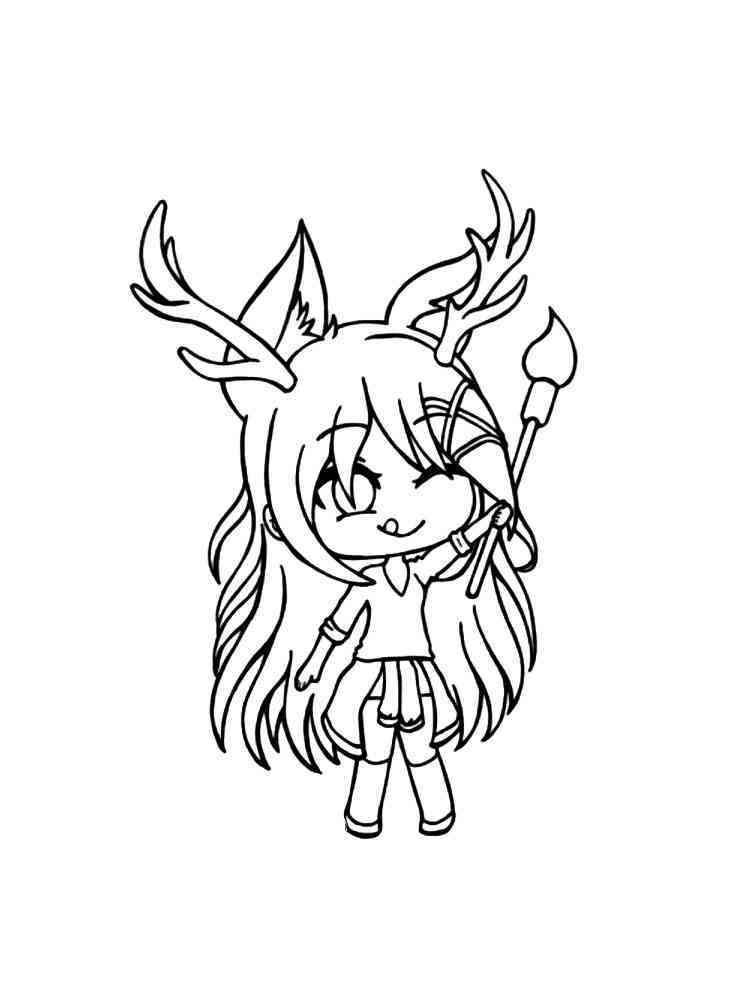 Gacha Life coloring pages