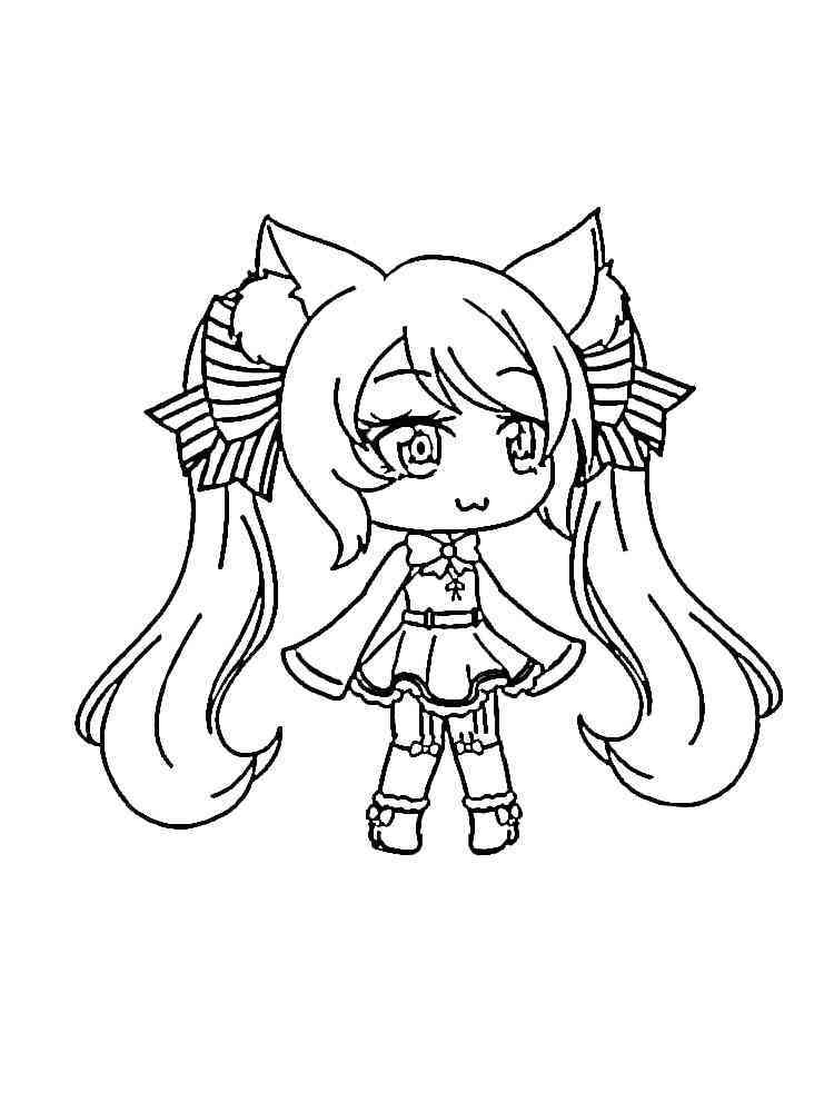 Gacha Life Coloring Pages Download And Print Gacha Life Coloring Pages