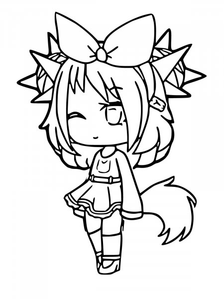 Gacha Life coloring pages