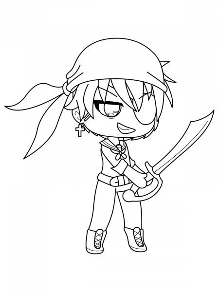 Gacha Life coloring pages