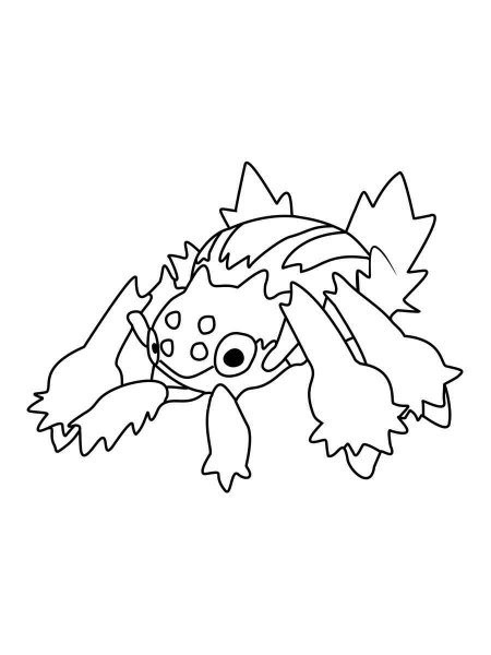 Galvantula Pokemon coloring pages - Free Printable