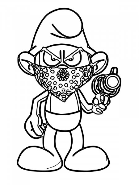 Gangster coloring pages