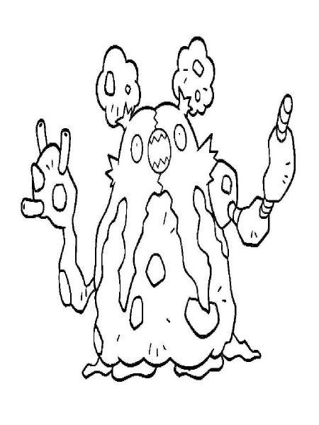 gurdur coloring page pokemon