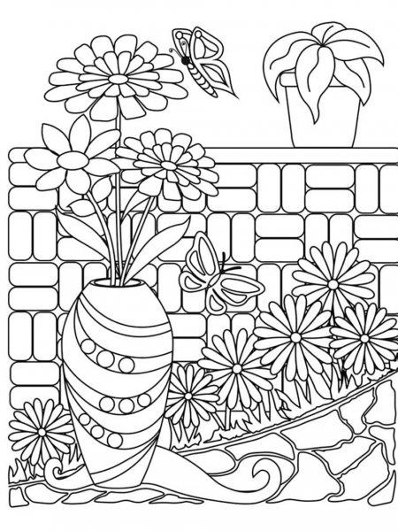 Garden coloring pages