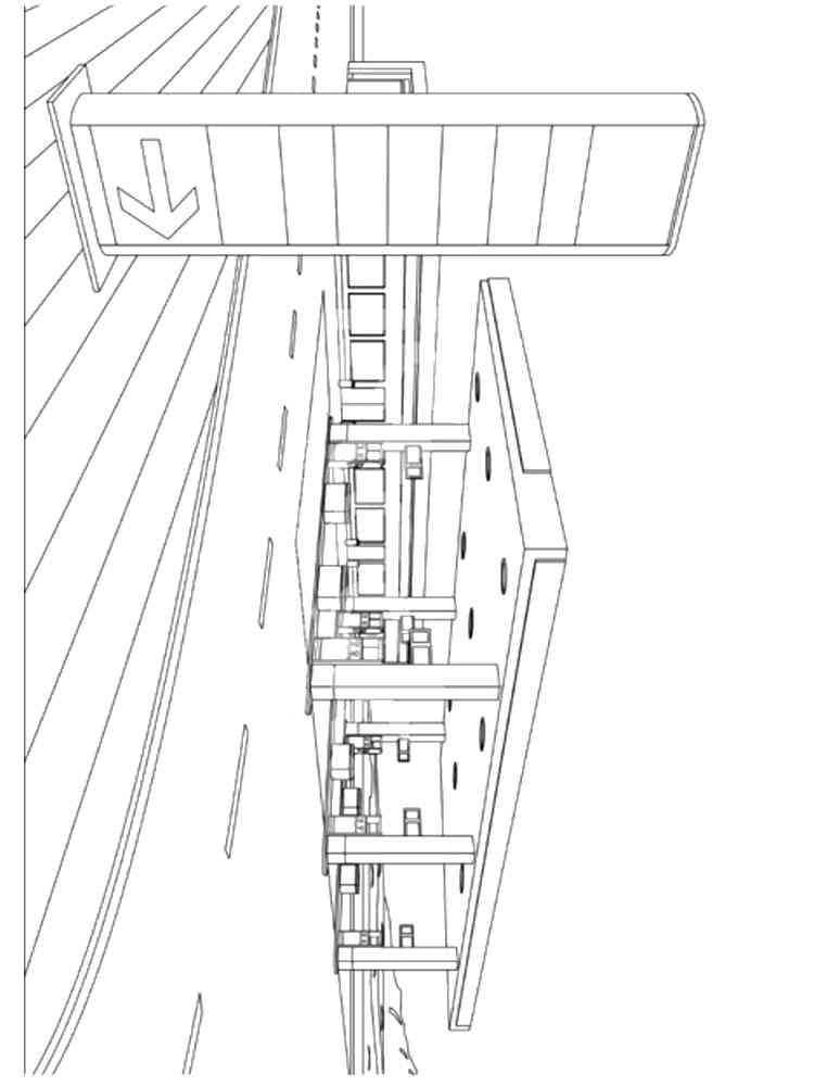 Gas Station coloring pages. Free Printable Gas Station coloring pages.