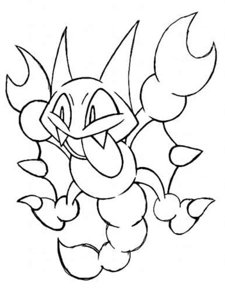 Gligar Pokemon coloring pages - Free Printable