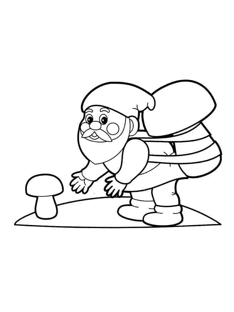 Gnomes coloring pages. Download and print Gnomes coloring pages