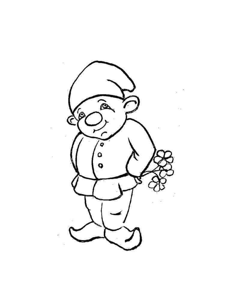 Gnomes coloring pages. Download and print Gnomes coloring pages