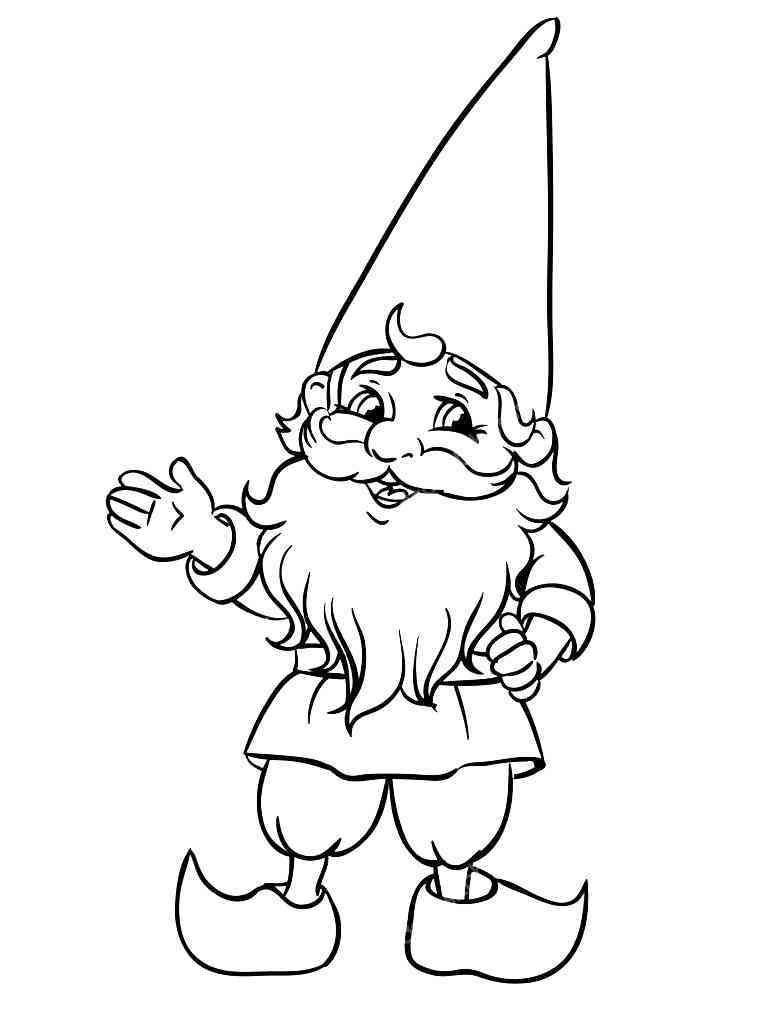 Gnomes coloring pages
