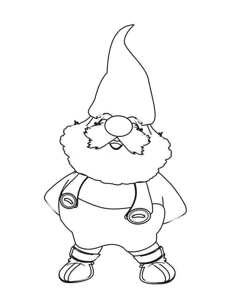 Gnomes coloring pages