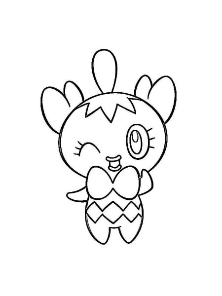 Gothita Pokemon coloring pages - Free Printable