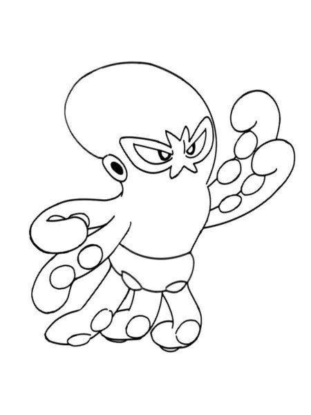 grapploct coloring page in pdf pokemon