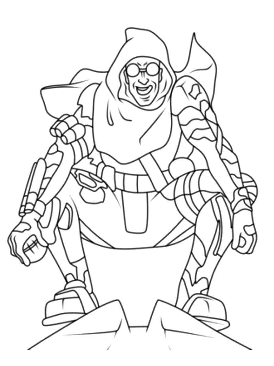 Green goblin coloring sheet