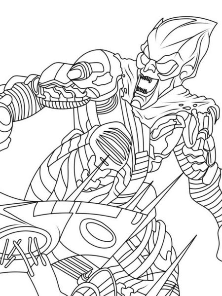 Green Goblin coloring pages