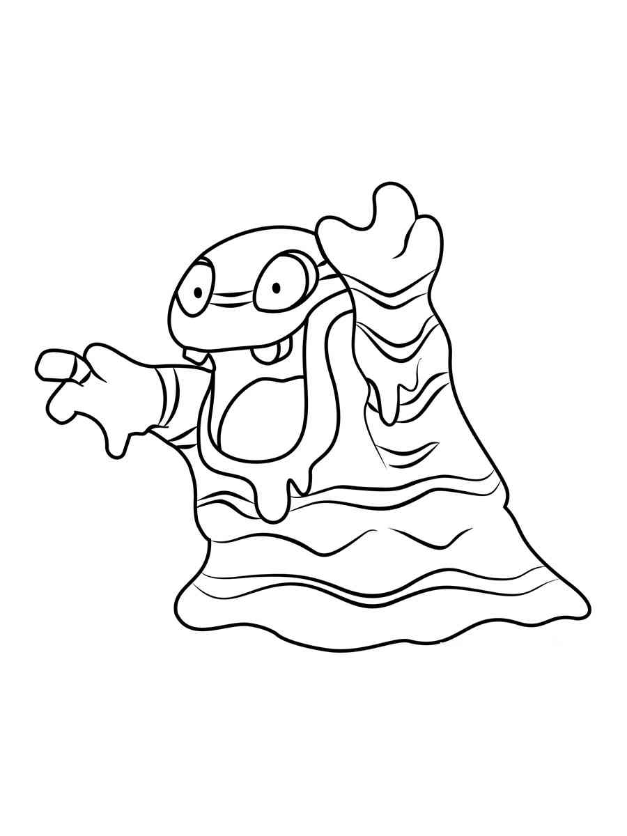 free printable grimer coloring pages pokemon