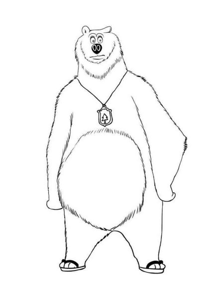 Grizzy and the Lemmings coloring pages