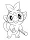 Pokemon Grookey coloring pages - Grookey Coloring Page 3