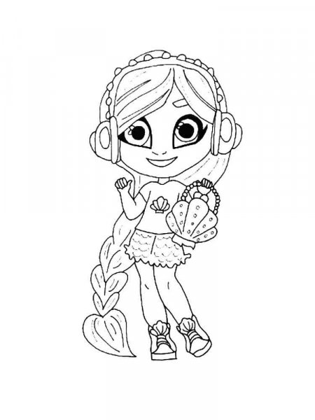 Hairdorables coloring pages