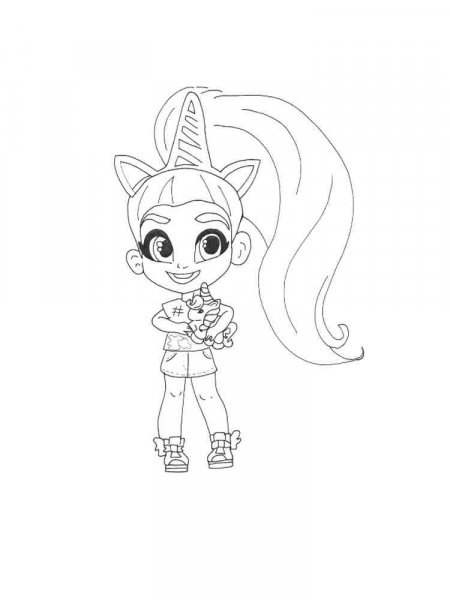 Hairdorables coloring pages