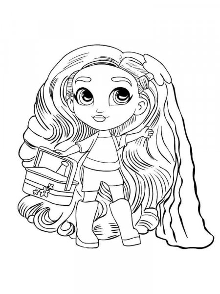 Hairdorables coloring pages