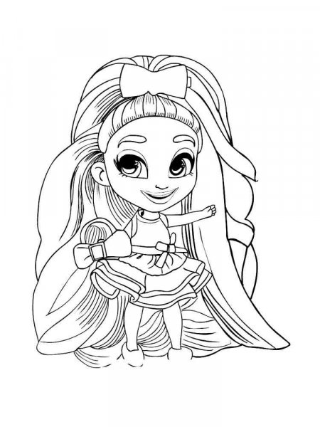 Hairdorables coloring pages